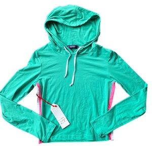 Teal Long Sleeve Hoodie